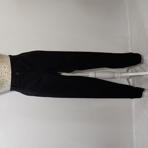 Talbots Women's Black Below Waist Relaxed Leg Ankle Length Chino Pants Size 8